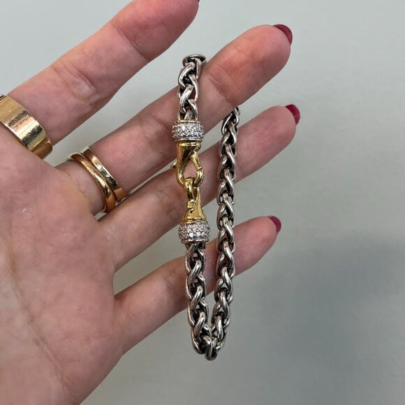 David Yurman Gold SIlver Bracelet - Picture 6 of 6